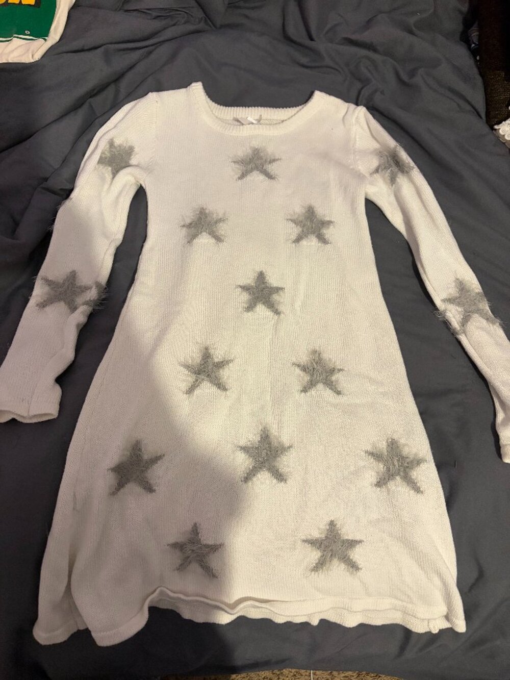 12-13 Golf & Kids White Dress with Stars